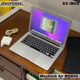 MACBOOK AIR 2017 MQD42 8/256GB CC RENDAH 143 EX IBOX GARANSI FREE CASE