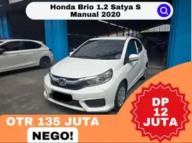 TDP 12 Juta! Honda Brio 1.2 Satya S Manual 2020 / Agya / Ayla