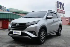 Pajak Panjang TDP 9,JT Toyota Rush 1.5 G Bensin-AT Coklat 2018