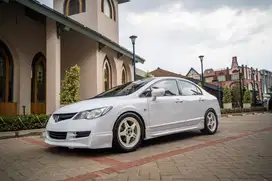 Honda Civic FD1 2007 Manual MT Civic 2008 FD1 White putih HKS Exhaust