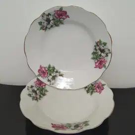 Piring makan lawas dan mangkuk cantik