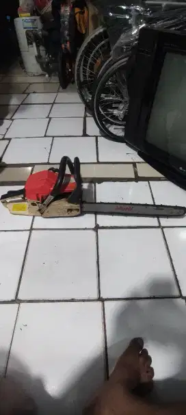 CHAINSAW/GERGAJI MESIN MULTI PRO 2 TAK 20 INCH KONDISI GAMBLING