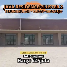 Ruko ruha siap huni lokasi Java residence cluster 2 krian Sidoarjo