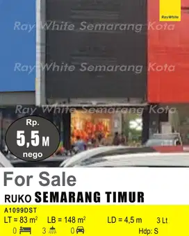 DIJUAL RUKO DI SEMARANG TIMUR A1099