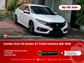 [ LOW KM ] Honda Civic ES Sedan 1.5 TC Turbo Putih Mutiara 2018/2019