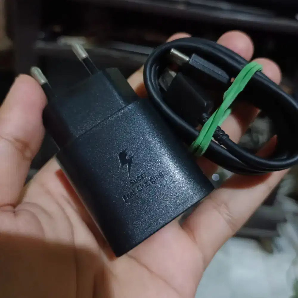 Charger ori cabutan bawaan samsung a55 5g type c to c