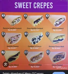 Jaga stand Crepes di jakarta selatan