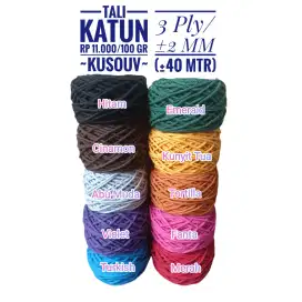 Tali Katun/Cotton/Macrame