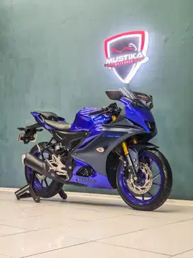 Low KM 16rb‼️ Yamaha R15 VVA V4 2022 Blue Edition - Zaky Mustika