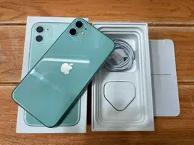 Second iphone 11 256gb green inter terdaftar