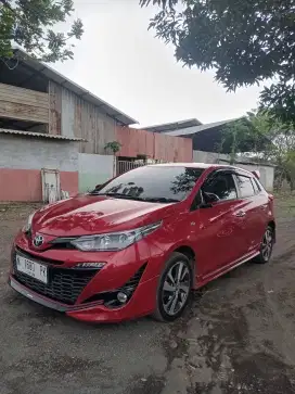 ODO 8 Rb /thn‼️Yaris Trd S 1.5 CVT “18 / Merah Antik / 7 Airbags