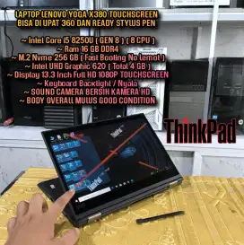 (NEGO)Lenovo Thinkpad Yoga Ram 16GB Mulus Ready Stylus Pen