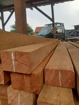 TIHANG / BALOK 8X12 CM 4M KAYU BORNEO MERANTI CAMPUR PANJANG 4M