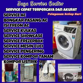 Service AC Bongkar AC Pasang AC Servis Mesin Cuci Kulkas Frezer Jabon