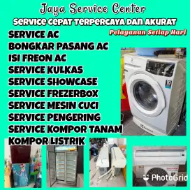 Service AC Bongkar Pasang AC Servis Mesin Cuci Kulkas Frezer Krembung