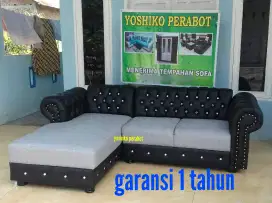 Yoshiko perabot - sofa L minimalis kancing