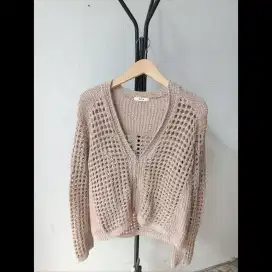 KNIT CARDIGAN ZIPPER