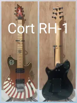 Gitar Listrik. CORT RH-1 L. Minus seperti difoto