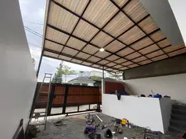 Kanopi Alderon model minimalis