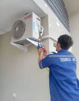 Cuci ac,bongkar pasang ,service kulkas dll