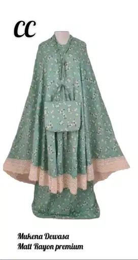 Mukena rayon motif
