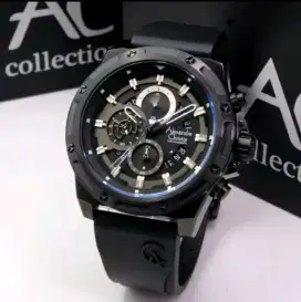 Jam tanga. PRIA Alexandre Christie original ac 6506 blacl