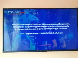 TV SONY Smart Android 49 & SAMSUNG Plasma 43 rusak dan murah