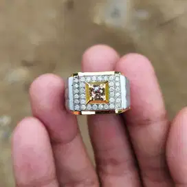 Cincin Berlian Banjar Keliling Berlian Erofa Ring Perak