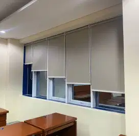 Roller blind tirai gulung jendela rumah dan kantor