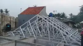 Terima pemasangan rangka baja ringan