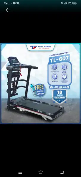 Treadmill elektrik 4fungsi