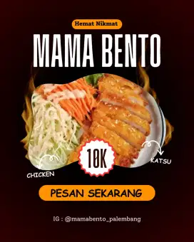 Paket nasi bento ayam