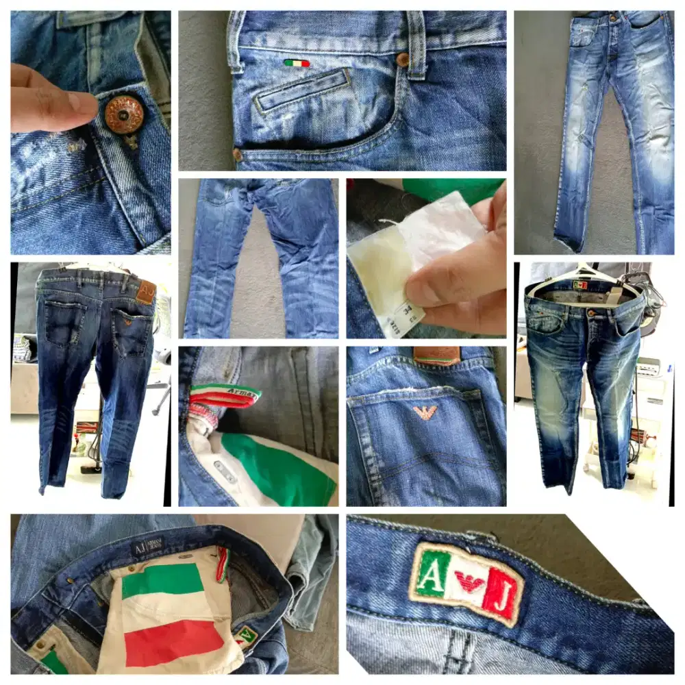 JNS03-PRELOVED ARMANI JEANS 1000% AUTHENTIC LIKE NEW NEGO.