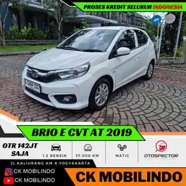 (Km37rb) All New Brio E CVT Matic 2019 ISTIMEWA Kredit Murah