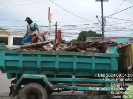 Terima jassa buang puing urugan & sampah bekas proyek/pindahan