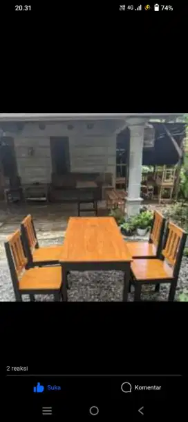 Set meja warung