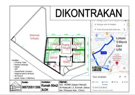 Kontrakan Rumah Super Murah Dekat UIN Cibiru