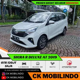 (Dp3jt) Sigra 1.2 R Deluxe Matic 2019 ORISINIL Kredit Murah