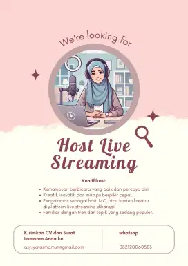 Host live streaming