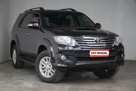 TOYOTA FORTUNER VNT 2.5 DIESEL MANUAL 2013..PAJAK MEI 2025 GENAP