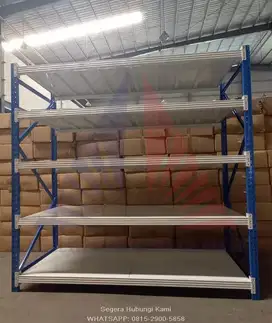 RAK GUDANG TYPE SHELVING KAPASITAS 300KG PER SUSUN 1,5TON PER RAK