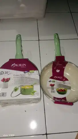 Frypan & saucepan, merk kirin tenun series