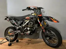 KAWASAKI KLX 150 SE EXTREME TAHUN 2019 FULL MODIF SUPERMOTO GORDON