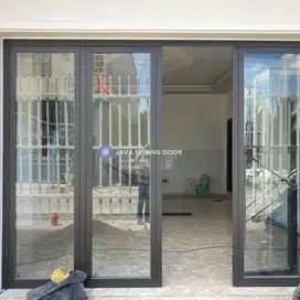 Pintu kaca alumunium, sliding lipat harga terbaik, Bandung