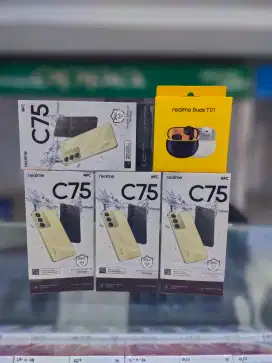 New Realme C75 Ram 8+128GB Tahan Air
