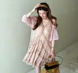 Three M Women Dress Wanita