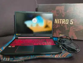 Laptop Gaming Editing Acer Nitro 5 Ryzen 5 setara GTX 1650