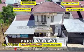 rumah 2lt full granit di jl.karanganyar2 samping mesjid QUBA