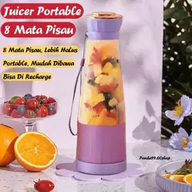 READY STOCK JUICER PORTABLE DENGAN 8 MATA PISAU