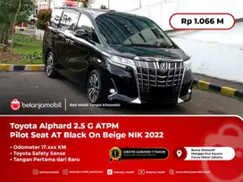 [LOWKM 17RB] Toyota Alphard 2.5 G ATPM TSS Pilot Seat Black 2022/2023